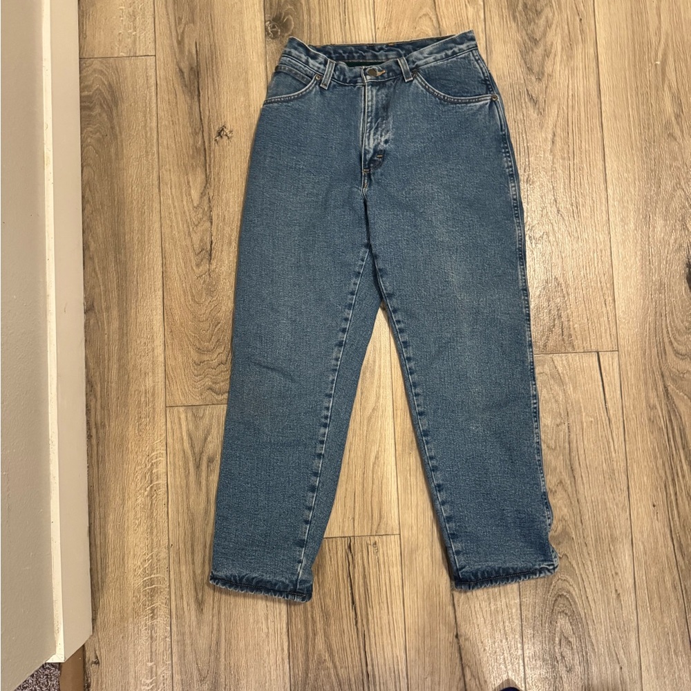Wrangler Blue Denim Pants Lined fleece